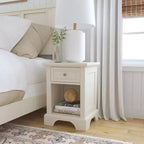 Table de chevet Naples blanche - Home Styles