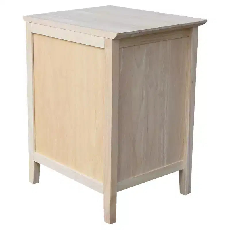 Table de chevet Smith à 3 tiroirs – Non finie – International Concepts