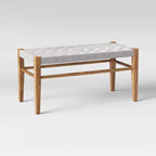 Banc tissé Lumarco naturel - Threshold™