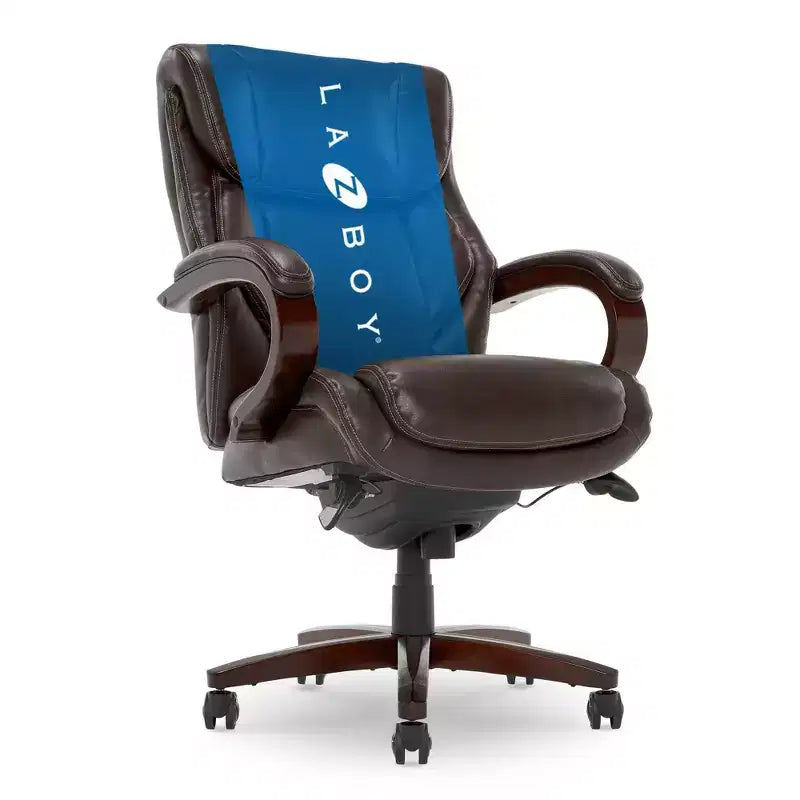 Fauteuil de Direction La-Z-Boy Coffee : Fauteuil inclinable pivotant rembourré, Structure en bois, Hauteur réglable