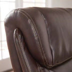 Fauteuil de Direction La-Z-Boy Coffee : Fauteuil inclinable pivotant rembourré, Structure en bois, Hauteur réglable