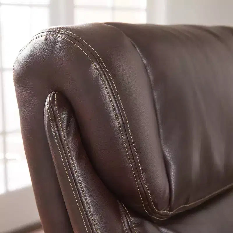 Fauteuil de Direction La-Z-Boy Coffee : Fauteuil inclinable pivotant rembourré, Structure en bois, Hauteur réglable