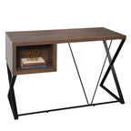 Buylateral Amara Bureau 2 Tiroirs Marron