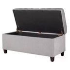 Banc de rangement capitonné Ainsley – HomePop