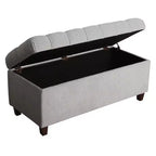 Banc de rangement capitonné Ainsley – HomePop