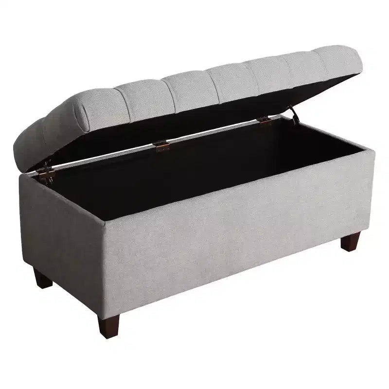Banc de rangement capitonné Ainsley – HomePop