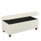 Banc de rangement capitonné Ainsley – HomePop