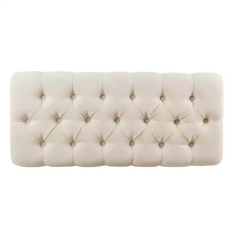 Banc de rangement capitonné Ainsley – HomePop