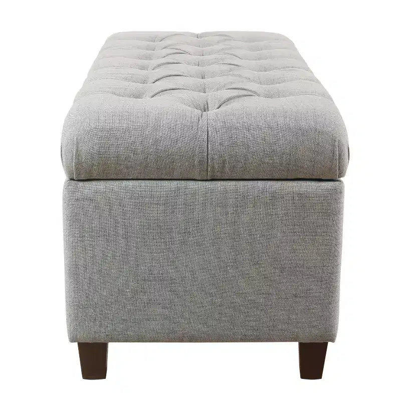 Banc de rangement capitonné Ainsley – HomePop