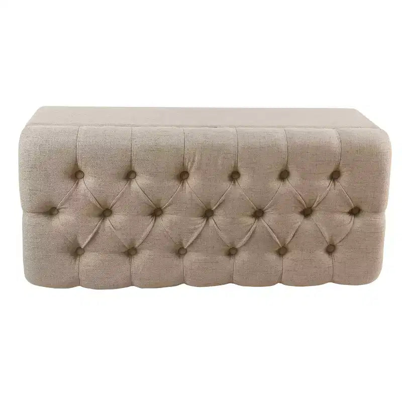 Banc de rangement capitonné Ainsley – HomePop