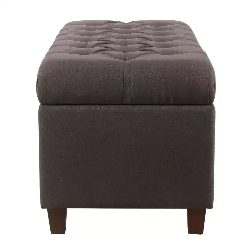 Banc de rangement capitonné Ainsley – HomePop