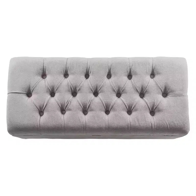 Banc de rangement capitonné Ainsley – HomePop