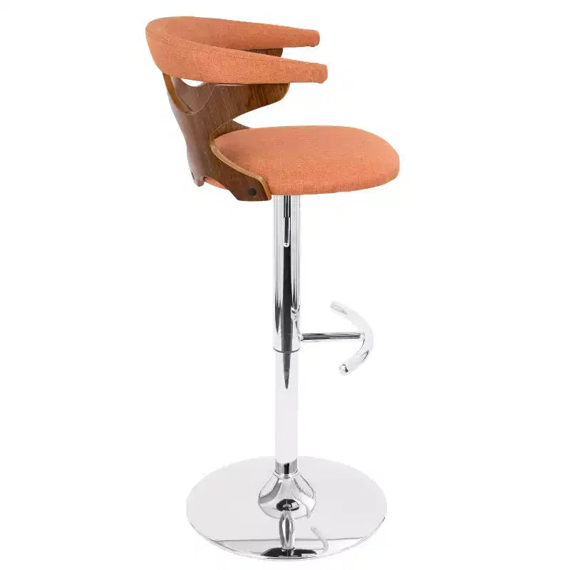 Ensemble de 2 tabourets de bar réglables Gardenia Mid-Century Modern - LumiSource