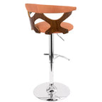 Ensemble de 2 tabourets de bar réglables Gardenia Mid-Century Modern - LumiSource