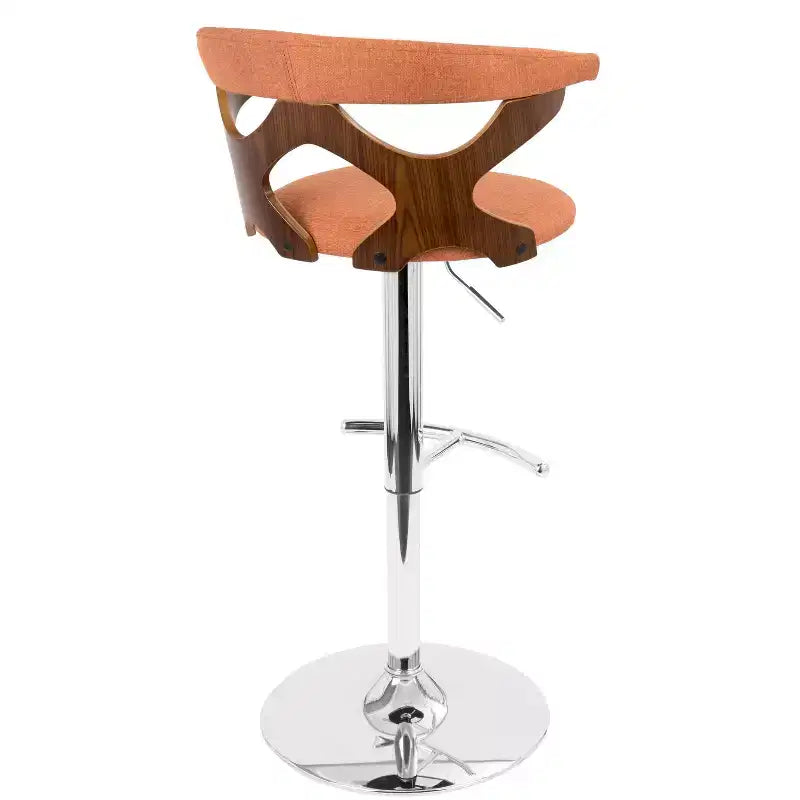 Ensemble de 2 tabourets de bar réglables Gardenia Mid-Century Modern - LumiSource