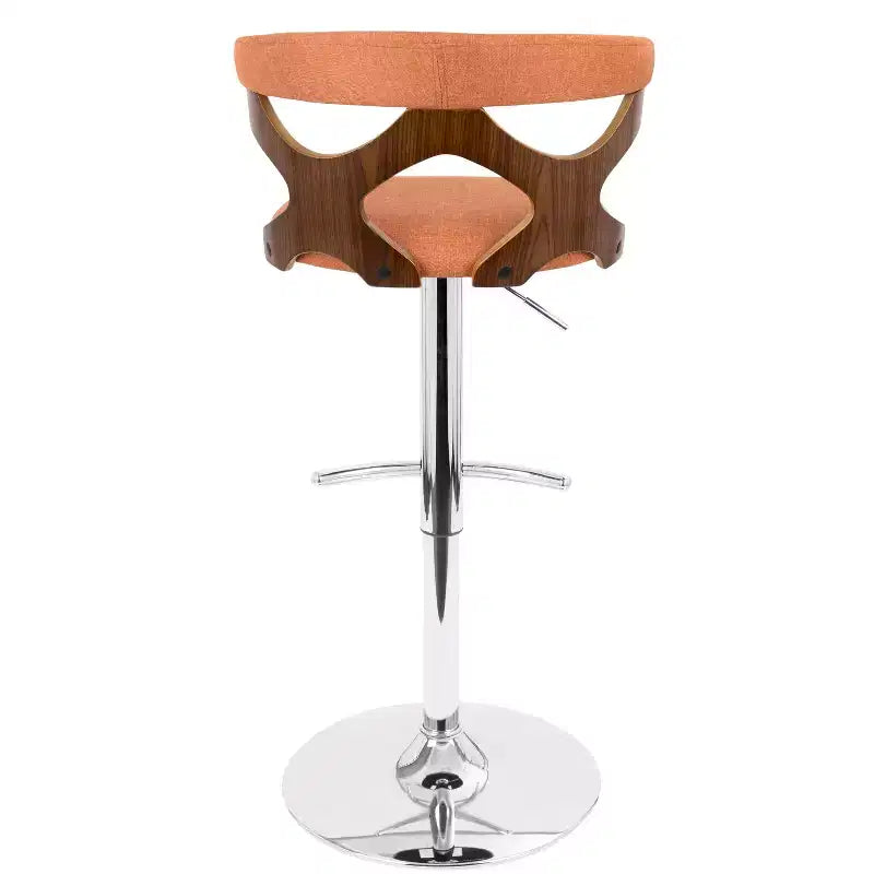Ensemble de 2 tabourets de bar réglables Gardenia Mid-Century Modern - LumiSource