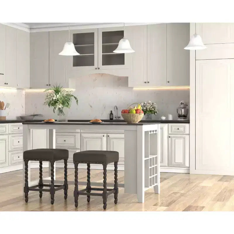 Tabouret de bar à hauteur de comptoir Carolina Living 24 Cadmus