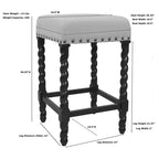 Tabouret de bar à hauteur de comptoir Carolina Living 24 Cadmus