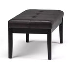 Bancs poufs capitonnés Abbey 43 - Wyndenhall