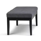 Bancs poufs capitonnés Abbey 43 - Wyndenhall