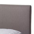Lit plateforme Aveneil fini noyer - Baxton Studio