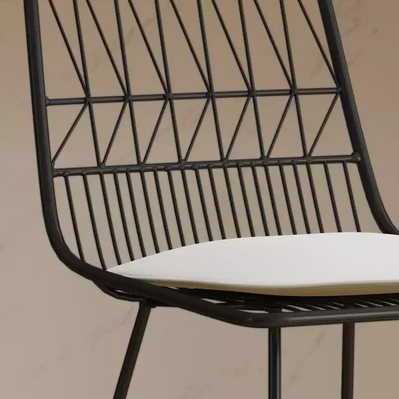 Lot de 2 tabourets de bar modernes en fer à hauteur de comptoir Walcott - Christopher Knight Home