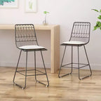 Lot de 2 tabourets de bar modernes en fer à hauteur de comptoir Walcott - Christopher Knight Home
