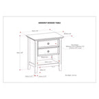 Table de chevet Halifax - WyndenHall