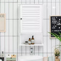 Armoire Murale de Rangement pour Salle de Bain 70 cm de Hauteur Réglable