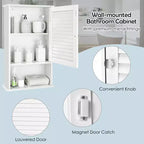 Armoire Murale de Rangement pour Salle de Bain 70 cm de Hauteur Réglable