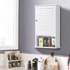 Armoire Murale de Rangement pour Salle de Bain 70 cm de Hauteur Réglable