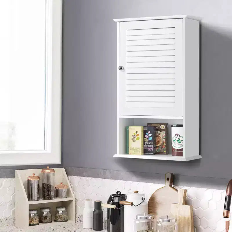 Armoire Murale de Rangement pour Salle de Bain 70 cm de Hauteur Réglable