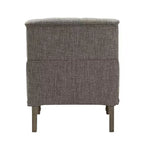 Fauteuil aux pieds sculptés - Gris
