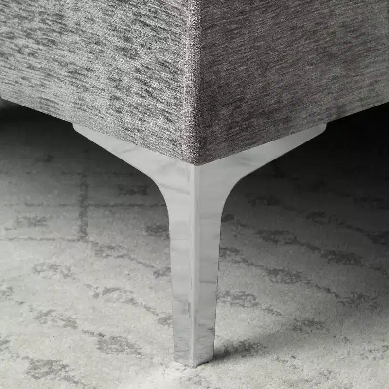 Canapé d'angle avec méridienne modulable