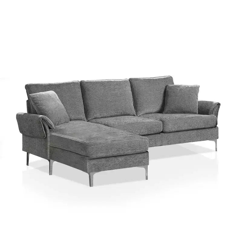 Canapé d'angle avec méridienne modulable