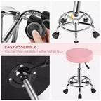 Tabourets pivotants réglables à roulettes pour usage médical/tatouage/dentaire/esthétique/massage/spa/dessin technique