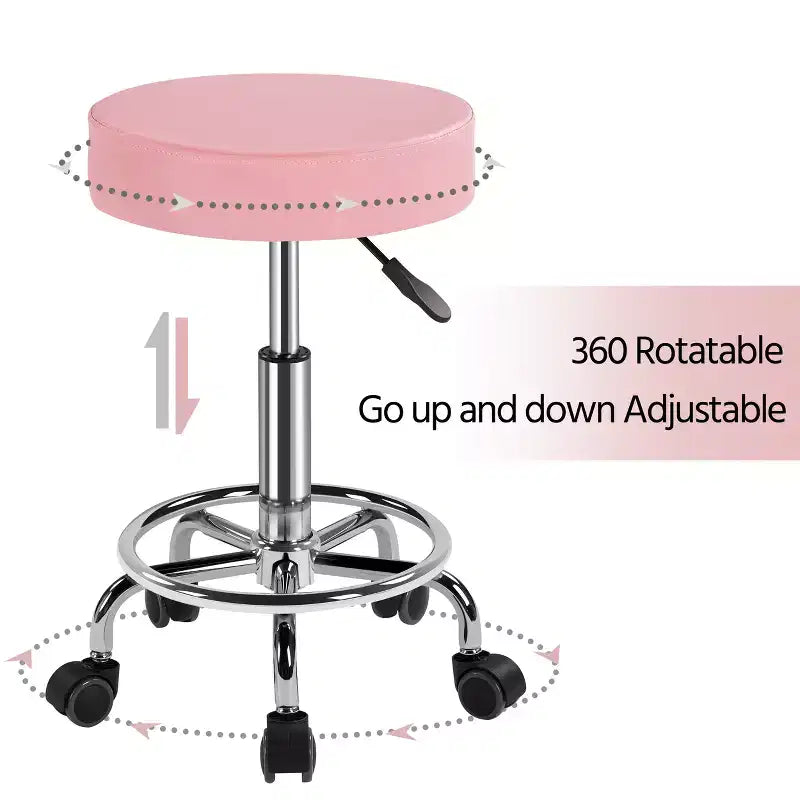 Tabourets pivotants réglables à roulettes pour usage médical/tatouage/dentaire/esthétique/massage/spa/dessin technique