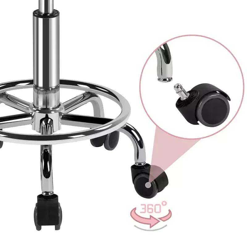 Tabourets pivotants réglables à roulettes pour usage médical/tatouage/dentaire/esthétique/massage/spa/dessin technique