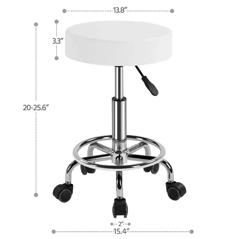 Tabourets pivotants réglables à roulettes pour usage médical/tatouage/dentaire/esthétique/massage/spa/dessin technique