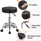 Tabourets pivotants réglables à roulettes pour usage médical/tatouage/dentaire/esthétique/massage/spa/dessin technique