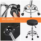 Tabourets pivotants réglables à roulettes pour usage médical/tatouage/dentaire/esthétique/massage/spa/dessin technique